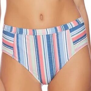 Splendid Multicolor Striped Bikini Bottom Size L